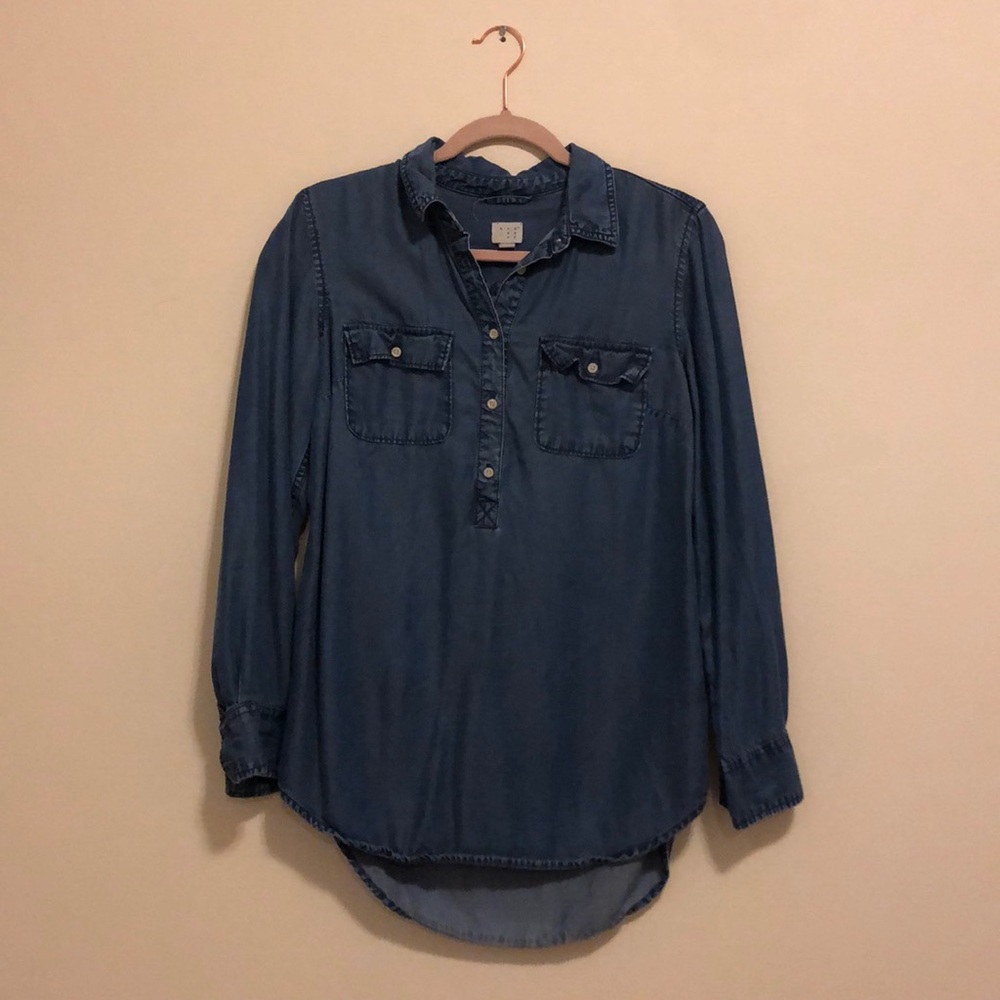 super soft jean shirt